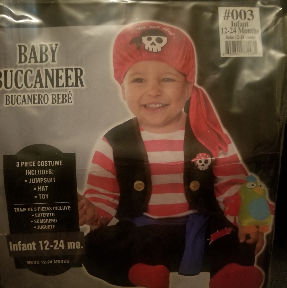 Toddler pirate costume